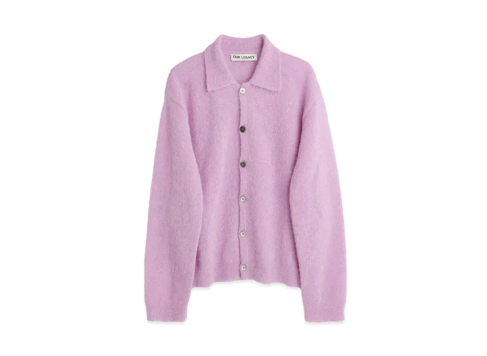 OUR LEGACY Evening Polo Fuzzy Alpaca "Candyfloss"