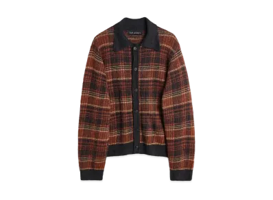 OUR LEGACY Evening Polo Geezer Check "Rust"