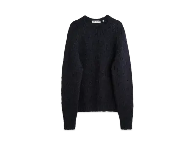 OUR LEGACY Needle Drop Raglan Fuzzy Mohpaca "Navy"