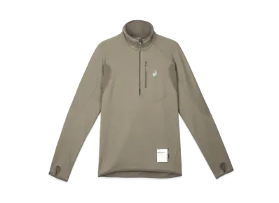 OUR LEGACY x Satisfy Ghostfleece Half Zip "Brown"