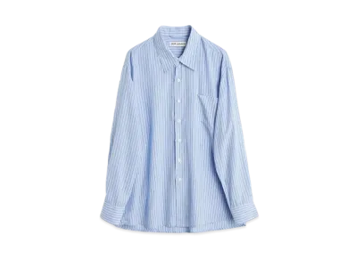 OUR LEGACY Above Shirt Flat Corp Floating Tencel "Blue"