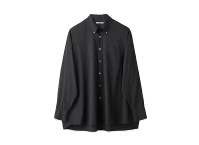 OUR LEGACY Borrowed BD Shirt Voile "Black"