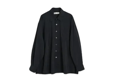 OUR LEGACY Borrowed Shirt Liquid Viscose "Black"