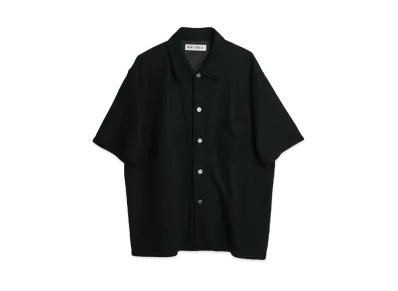 OUR LEGACY Box Shirt Shortsleeve Boucle "Black"