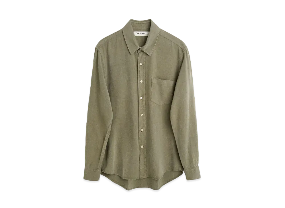 OUR LEGACY Classic Shirt Silk "Peafowl"