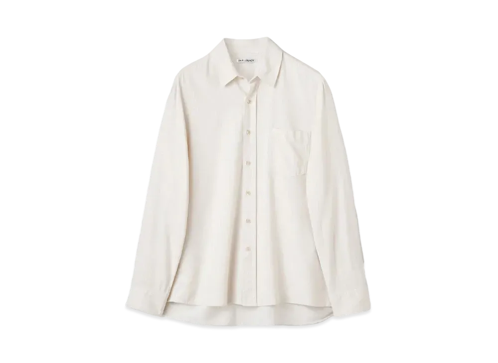OUR LEGACY Classic Shirt Silk "White"