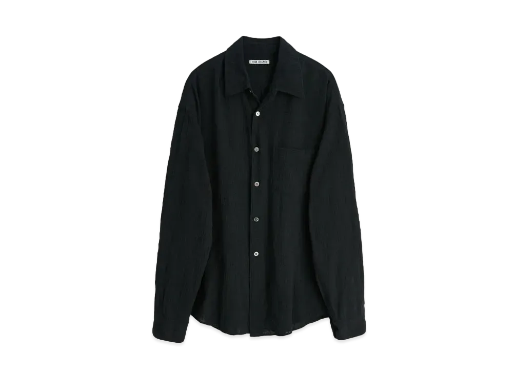 OUR LEGACY Coco Shirt Air Cotton "Washed Black"