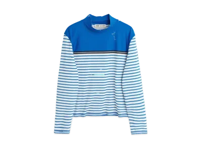 OUR LEGACY Artist Polo Trashed Carnot Stripe "Blue"