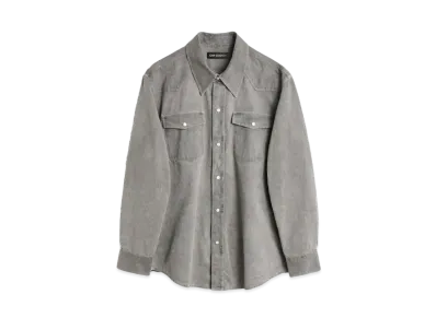 OUR LEGACY Frontier Shirt Wash Denim "Attic Carbon"