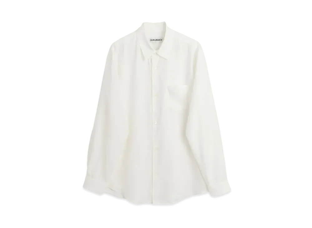 OUR LEGACY Initial Shirt Liquid Lyocell "Off White"