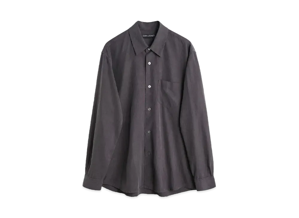 OUR LEGACY Initial Shirt Liquid Lyocell "Ash Grey"