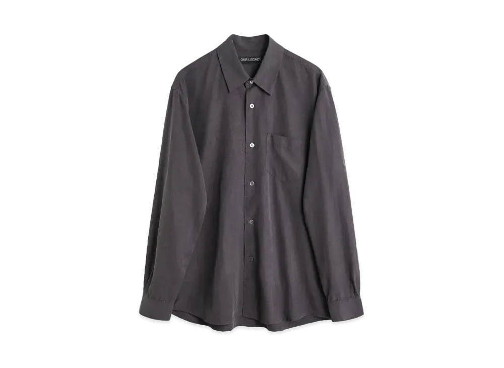 OUR LEGACY Initial Shirt Lyocell "Ash Grey"