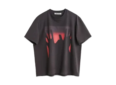 OUR LEGACY Box T-Shirt Taste Of Hands Print "Red"