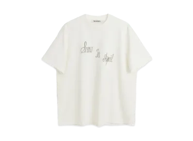 OUR LEGACY Box T-Shirt Ronja Print "White"