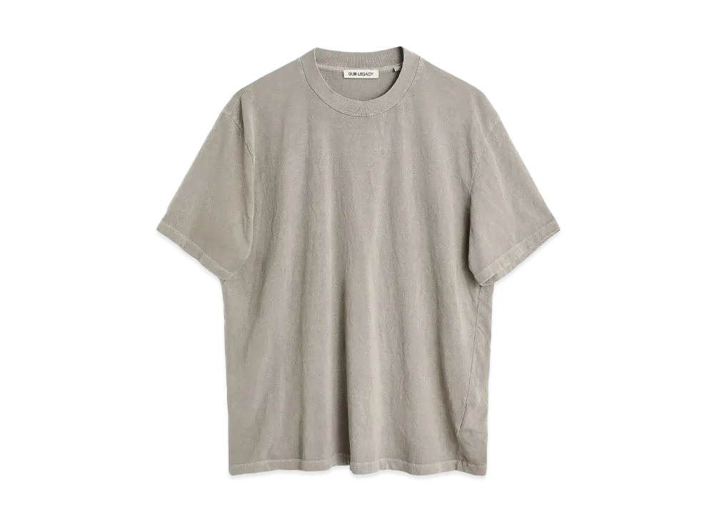 OUR LEGACY Box T-Shirt Legacy Jersey "Worn Grey"