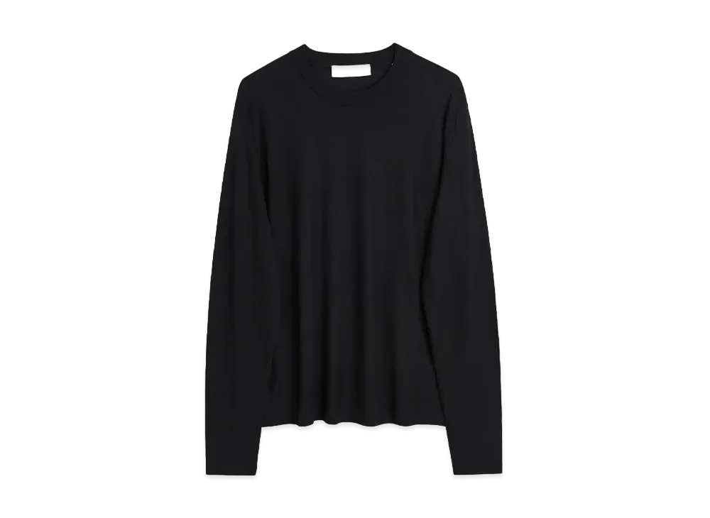 OUR LEGACY Hover Longsleeve Dry Crepe "Black"