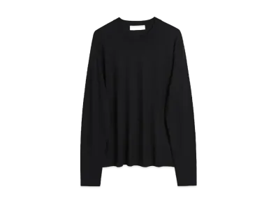 OUR LEGACY Hover Longsleeve Dry Crepe "Black"