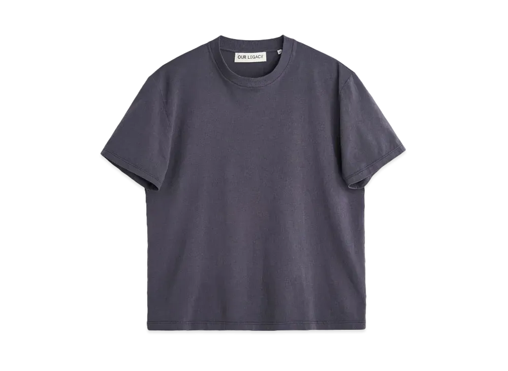 OUR LEGACY Hover T-Shirt Dry Crepe "Purple"