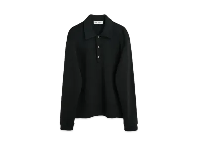 OUR LEGACY Ile Piquet Pseudo Knit "Black"