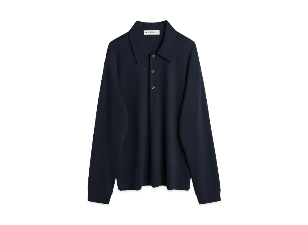 OUR LEGACY Ile Piquet Olympic Viscose "Roman Navy"