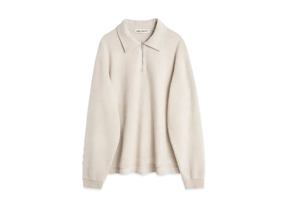 OUR LEGACY Lad Sweatshirt Uniform Athletic Rib "Ghost Attic"