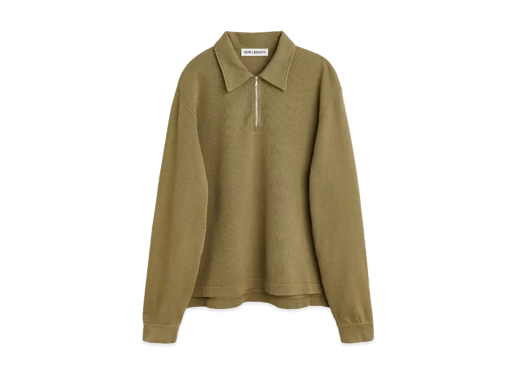 OUR LEGACY Lad Sweatshirt Uniform Athletic Rib "Uniform Olive"