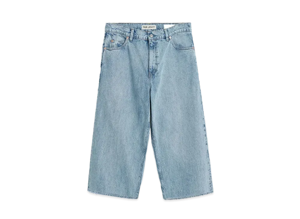 OUR LEGACY Capri Cut Wash Denim