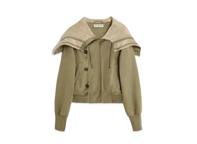 OUR LEGACY Flight Hood Hefty Fleece "Olive"