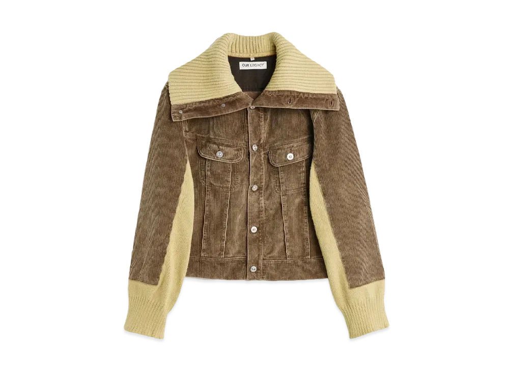 OUR LEGACY Fuse Jacket Enzyme Cord "Brown"