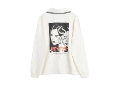 OUR LEGACY Academy Longsleeve Twins Print "White"
