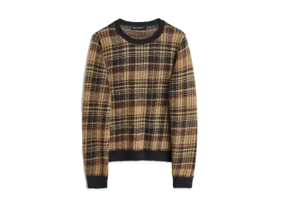 OUR LEGACY Formal Roundneck "Gold Geezer Check"