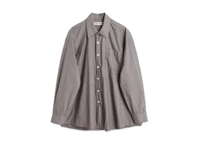 OUR LEGACY Borrowed Shirt Parachute Poplin "Stone Khaki"