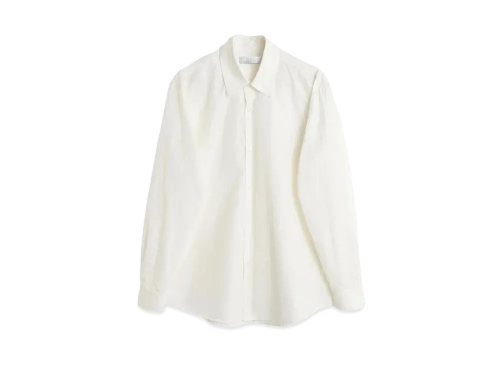 OUR LEGACY Formal Shirt Peached Cupro Poplin "White"