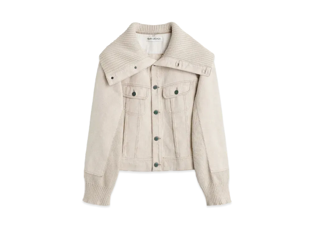 OUR LEGACY Fuse Jacket Wash Denim "Ghost Attic"