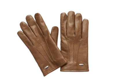 OUR LEGACY His Gloves Leather "Taupe"