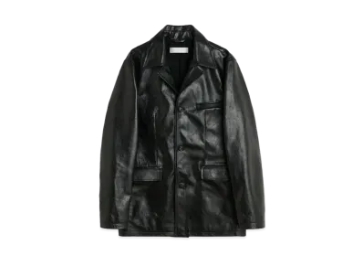 OUR LEGACY Alley Jacket Heavy Grain Leather "Black"