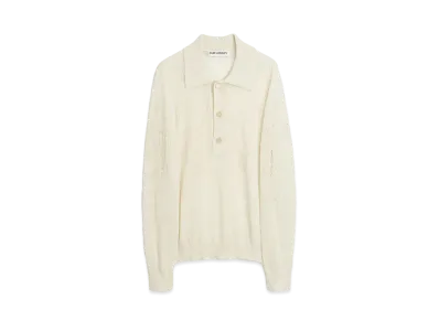 OUR LEGACY Big Piquet Floral Pointille "White"