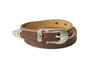 OUR LEGACY Cowboy Wrap Around Leather "Deep Alloy "