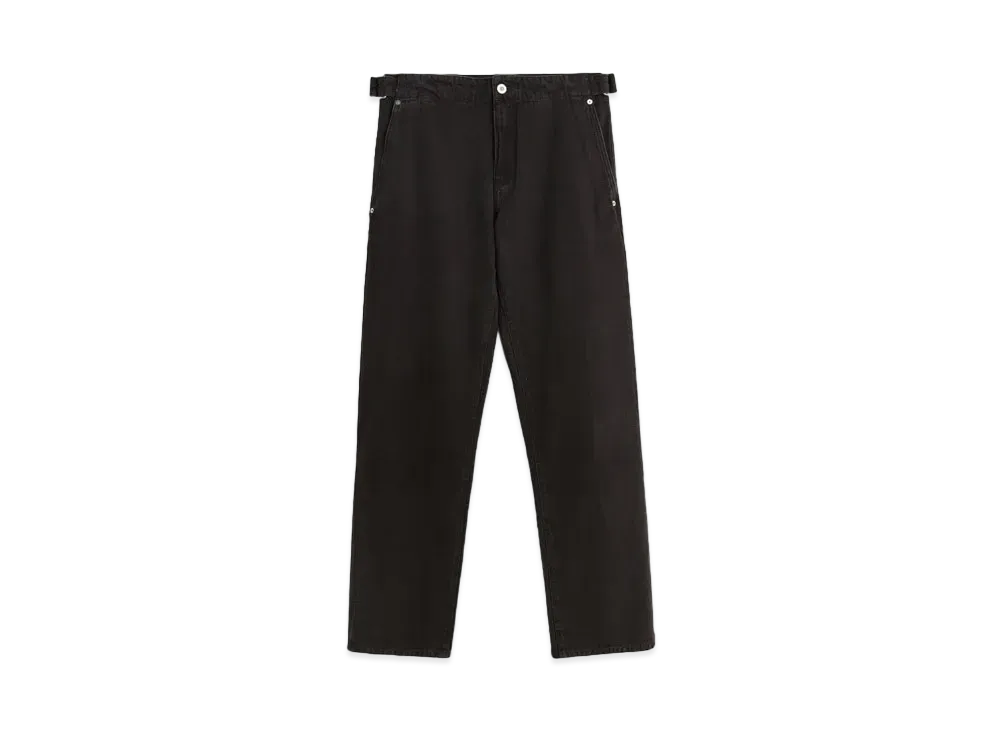 OUR LEGACY Trucker Trouser Reborn Canvas "Ash Black "