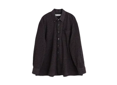 OUR LEGACY Borrowed BD Shirt Sophomore Check Rural Wool Sophomore "Multi"