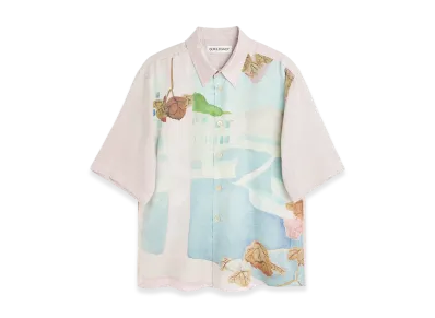 OUR LEGACY Beyond Shirt Shortsleeve "Marina Vista Print Cotton Silk"