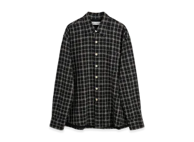 OUR LEGACY Above Shirt "Black Fishnet Cloth"