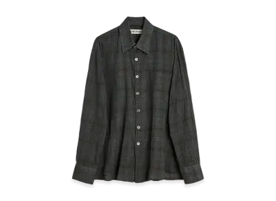 OUR LEGACY Above Shirt "Bazaar Check Breeze Weave"