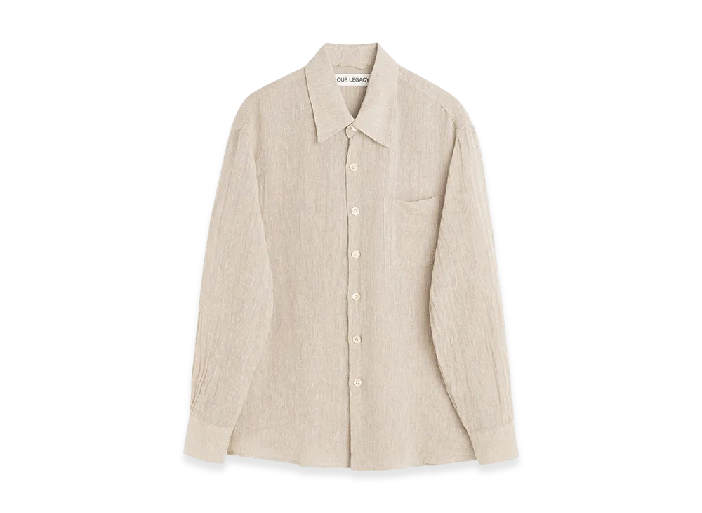 OUR LEGACY Above Shirt "Pollen Dust Sparse Crepe Weave"