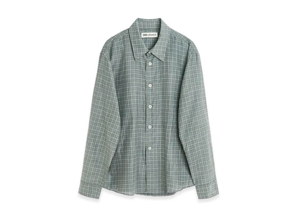 OUR LEGACY Beyond Shirt "Picnic Check Cotton Silk"