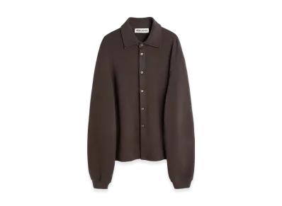 OUR LEGACY Recovery Shirt "Deep Brown Fuzzy Fleece"