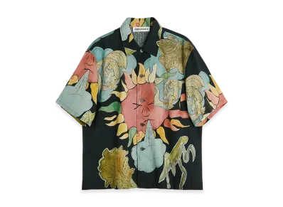 OUR LEGACY Box Shirt Shortsleeve "Solar Power Print"