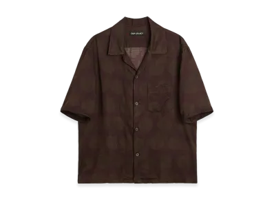 OUR LEGACY Heusen Shirt Shortsleeve "Dotted Print Cotton Silk"