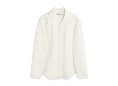 OUR LEGACY Funnel Shirt "White Dense Poplin"