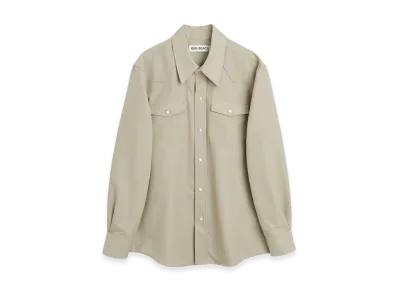 OUR LEGACY Frontier Shirt "Lucid Pistachio Rural Wool"